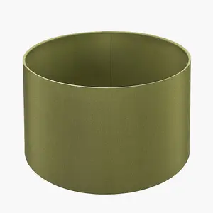 40cm Sage Green Poly Cotton Cylinder Lamp Shade Table Floor Lampshades For Living Room