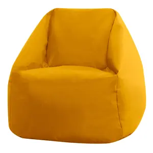 Veeva Kids Toddler Bean Bag Chair Ochre Yellow Childrens Bean Bags