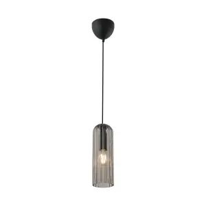 Nordlux Miella Indoor Dining Living Kitchen Hallway Pendant In Smoked (Diam) 10cm