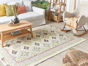 Jute Area Rug 140 x 200 cm Multicolour TERKOS