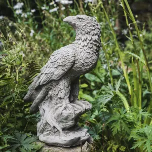 Majestic Stone Cast Eagle Ornament