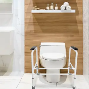 Safety Toilet Frame Support Aid for Elderly and Disabled