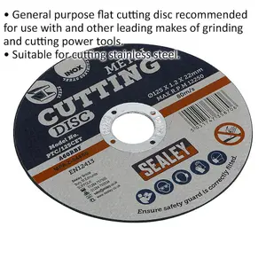 Heavy Duty 125mm Flat Metal Cutting Disc for Angle Grinders