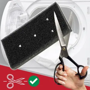 SPARES2GO Tumble Dryer Foam Filter compatible with Whirlpool / Bauknecht Heat Pump Sponge Pad