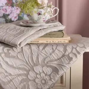 Worcester Woven Jacquard Silver Duvet Cover Set