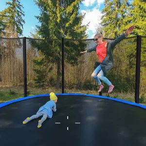 Costway 12 FT Outdoor Jumping Exercise Trampoline with Ladder