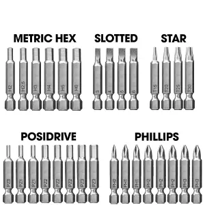 Terratek Drill Bit Multi Tool Set 246pc Multi-Purpose Screwdriver Bits & Carry Case