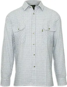 Champion 100% Cotton Tattersall Check Shirt, Green / Large