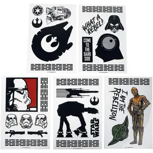 Star Wars Force Stickers (Pack of 29) Black/White (One Size)