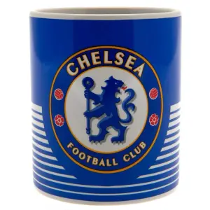 Chelsea FC Linear Mug Blue/White (One Size)