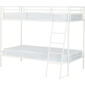 Dore Single (3') Futon Bunk Bunk Bed White