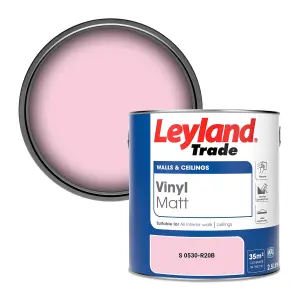 Leyland Trade Vinyl Matt Walls & Ceilings Emulsion Paint (S 0530-R20B) 2.5L