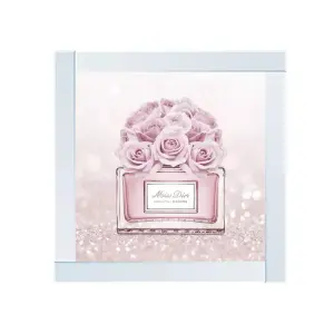 Blossoming Perfume ii Glitter Liquid Wall Art