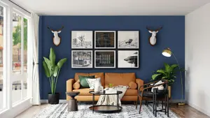 Leyland Trade Vinyl Soft Sheen Walls & Ceilings Emulsion Paint Cobalt Blue (RAL 5013) - 5L