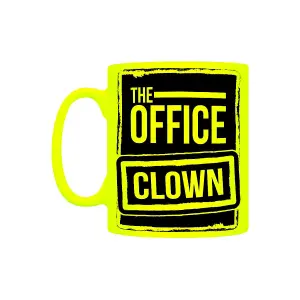 Grindstore The Office Clown Mug Neon Yellow/Black (One Size)