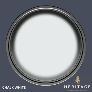 Dulux Trade Heritage Chalk White Velvet matt Wall paint, 2.5L