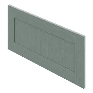 GoodHome Alpinia Matt green wood effect Shaker 2 drawer front, bridging door & bi fold door 800mm