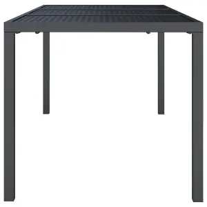 Berkfield Garden Table Anthracite 165x80x72 cm Steel