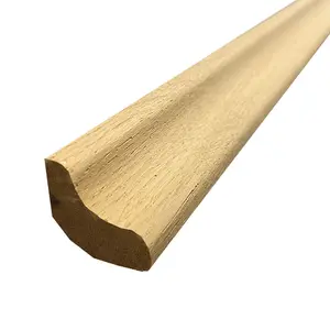 Superior Raw Oak Veneered Scotia/Beading / 22mm x 2.4m - For Engineered Wood - Pack of 5