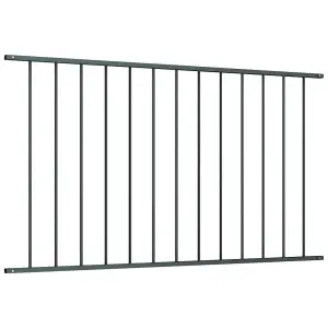 Berkfield Fence Panel Powder-coated Steel 1.7x0.75 m Anthracite