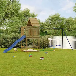 Berkfield Outdoor Playset Impregnated Wood Pine