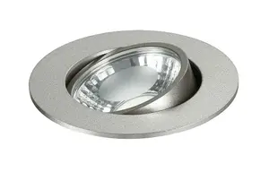 Luminosa ORIONE LED Recessed Adjustable Downlight Nickel 380lm 4000K 8.7x5.7cm