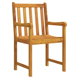 Berkfield Garden Chairs 2 pcs Solid Acacia Wood