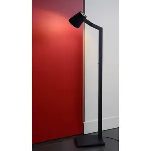 Lucide Mizuko Modern Floor Reading Lamp 13cm - 1xE14 - Black