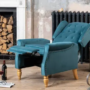 Annapoli Recliner Armchair - Teal