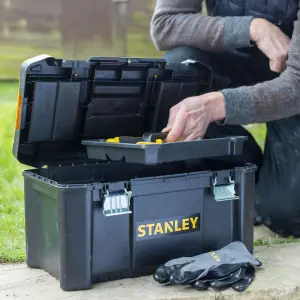 Stanley Black & yellow 19in Toolbox