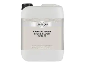 Liberon 5 Litre Natural Finish Stone Floor Sealer - Ultimate Protection for Interior Stone Flooring