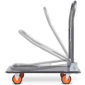 VonHaus Folding Platform Trolley 150kg Capacity, Multi-Functional Heavy Duty Platform Truck on Wheels for Easy Transportation