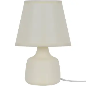 White Ceramic LED Table lamp