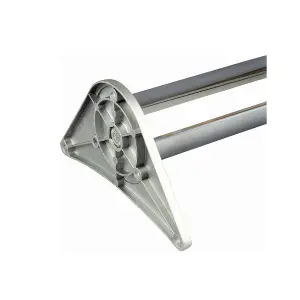 870mm Worktop Support Leg Breakfast Bar Polished Chrome Adjustable Foot 60mm Diameter