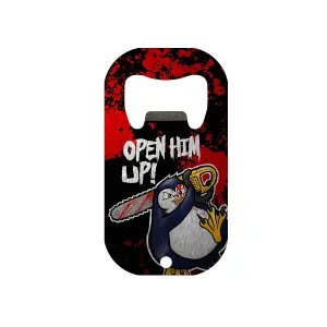 Psycho Penguin Open Him Up Mini Bottle Opener Multicoloured (One Size)