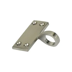 Sash Heritage Flat Sash Eye - Satin Nickel