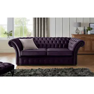 Chesterfield Beaumont 3 Seater Sofa Malta Amethyst 03