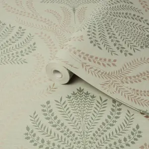 Superfresco Easy Whispy Sage Damask Smooth Wallpaper