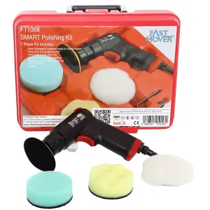 Air Polisher, 75mm, Composite Handle, 7pc kit