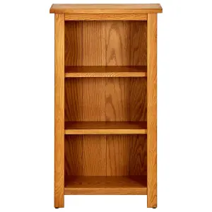 Berkfield Bookcase 45x22.5x82 cm Solid Oak Wood