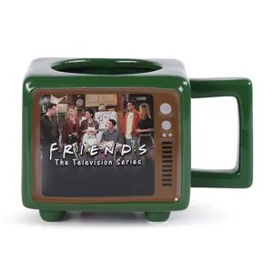 Friends Rather Be Watching Heat Changing Mug Green (One Size)