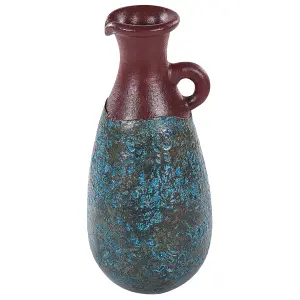 Decorative Vase VELIA Ceramic Blue