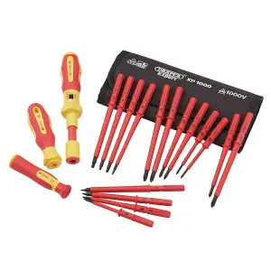 Draper  XP1000 VDE Interchangeable Torque Screwdriver Set (19 Piece) 81762