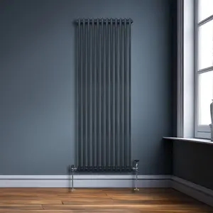 Traditional 2 Column Radiator - 1800 x 562 mm - Anthracite