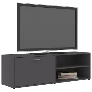 Berkfield TV Cabinet Grey 120x34x37 cm Engineered Wood