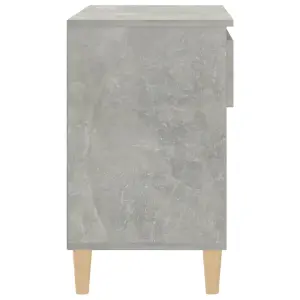 Berkfield Shoe Cabinet Concrete Grey 70x36x60 cm Engineered Wood