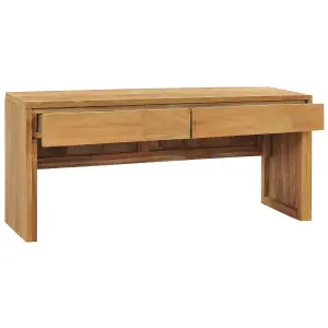 Berkfield TV Cabinet 100x35x45 cm Solid Teak Wood