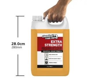 Chemical Trade Store - Concentrated Washing Up Liquid - Orange - 5 Litre