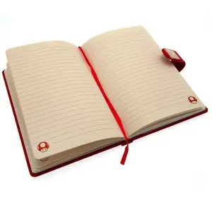 Super Mario Premium Notebook Red (One Size)