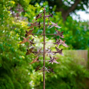 Bronze Swallows Garden Wind Sculpture